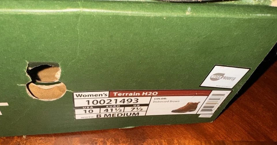 Ariat Terrain H2O Copper Lace Up Waterproof Hiking Boots - Womens Size 10B - Image 4 of 4