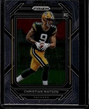 2022 Panini Prizm #314 Christian Watson Green Bay Packers Rookie