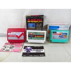 NES Famicom FC Ninja Gaiden Attack Animal Gakuen Donkey Kong 3 Set