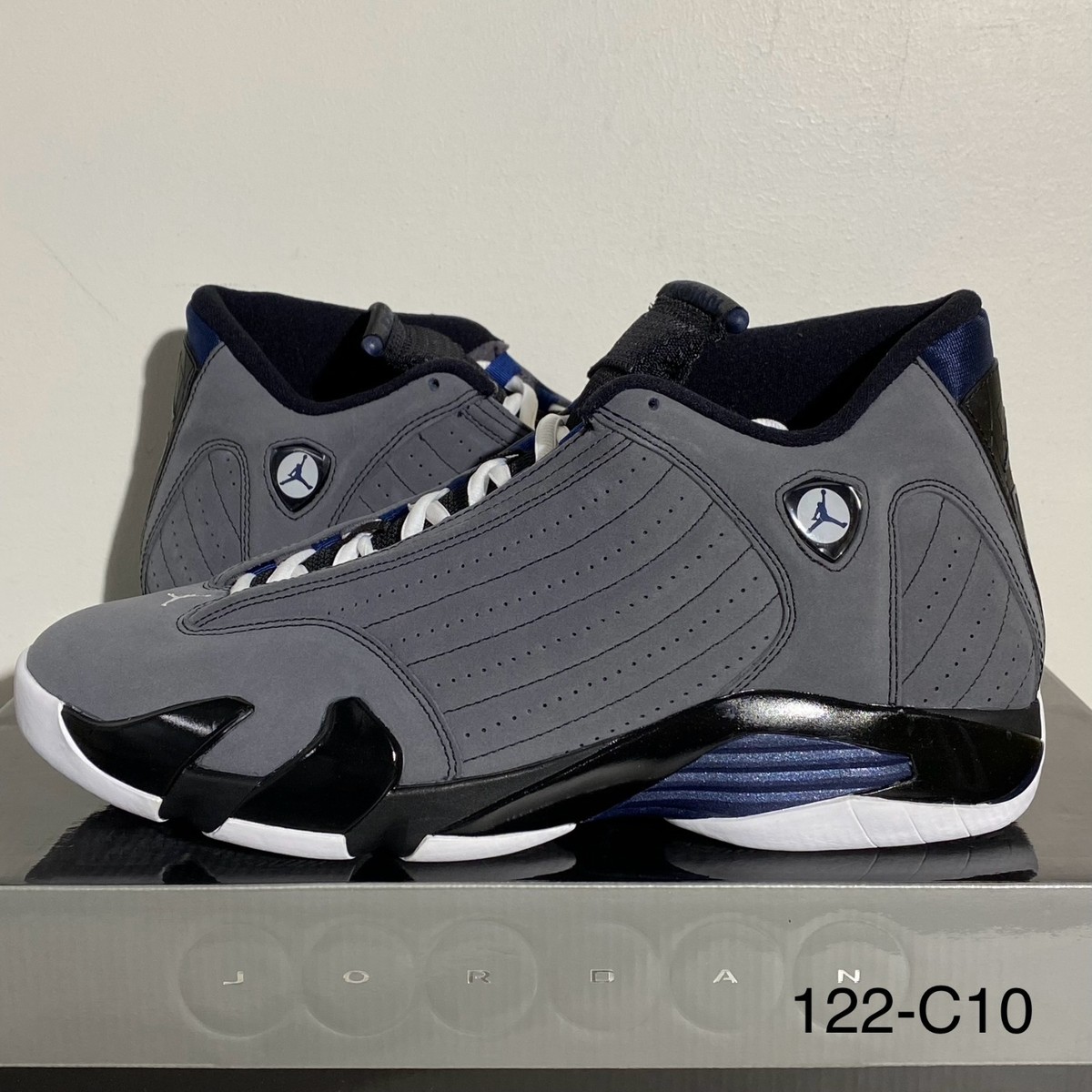 Size 12.5 - Air Jordan 14 Retro 2011 Light Graphite 311832-011 NEW