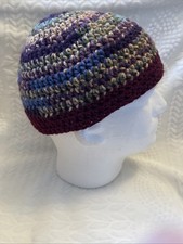 Adult Handmade Crochet Skull Cap Kufi