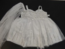 Build A Bear  Wedding Dress III w/Veil  NWT
