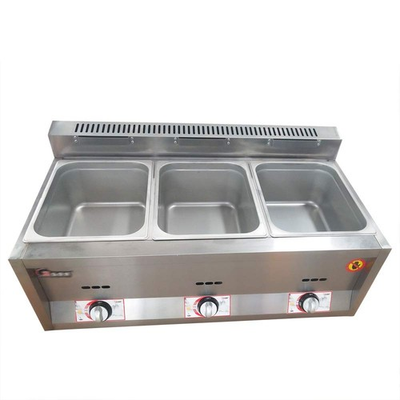 #ad 3 Pan Propane Gas Food Warmer Restaurant Tabletop Desktop Countertop Steam Table $199.44