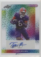 2024 Leaf Vivid Auto White Mojo 2/6 Tyler Brown #BA-TB4 Auto 1dc4