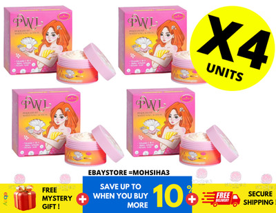 PWL PERMANENT WHITENING LOTION Extra Whitening Soften for Body&Hand 50g ( X 4 )