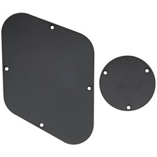Musiclily Pro Black Back Plate Switch Cavity Cover For China Epiphone Les Paul