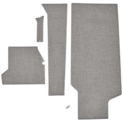 Supra Boat Snap-In Deck Mat 116210 | Woven Gray Compass HB (Set of 4)