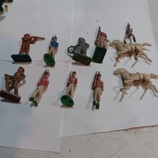 Lot Of 11 beton figures From the 40s and 50s