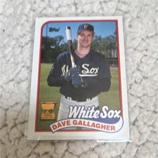 Topps 1989 Base Set Dave Gallagher #156 Chicago White Sox MLB Baseball Card