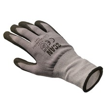 Image of Scan Breathable Microfoam Nitrile Gloves - L (Size 9)
