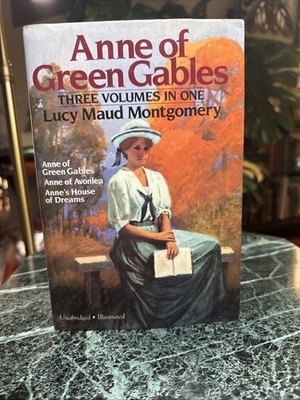 Anne of Green Gables Three Volumes In One by L. M. Montgomery Vintage Book 1985