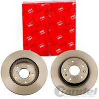 2X Trw Bremsscheiben 280Mm BelÜFtet Vorne Passend FÜR Fiat Sedici | DF4741