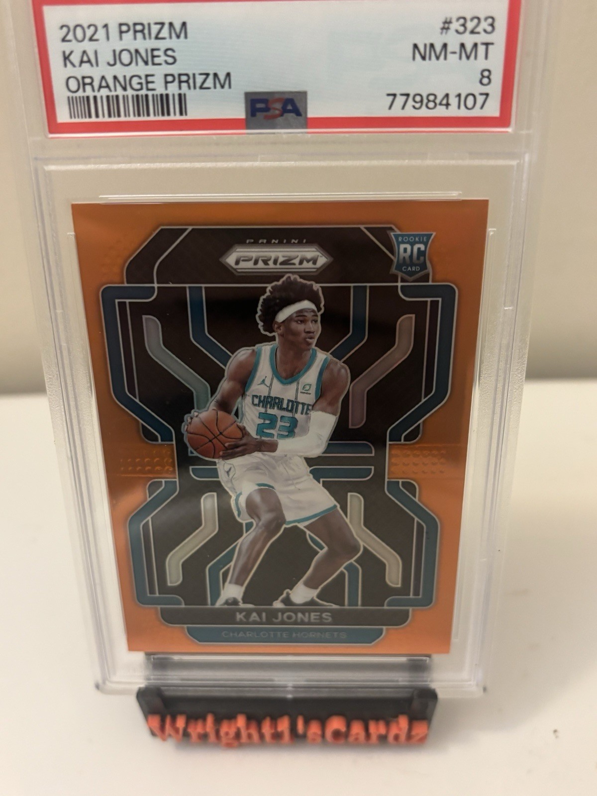 2021-22 Panini Prizm - Kai Jones #323 Orange Prizm /49 (RC)