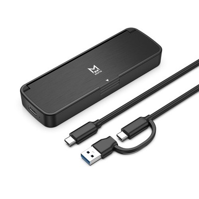 M.2 NVMe SSD Enclosure USB 3.2 Gen 2 10Gbps, Tool-Free External SSD Case Read...