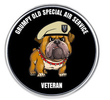 Special Air Service SAS Grumpy old Veteran Military Army lapel pin badge 27mm
