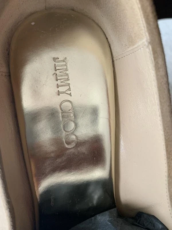 Women Jimmy Choo Heels Beige Suede 37 - Bild 4 von 4