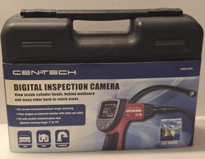 小物 NrcticVII Cen-Tech LCD Inspection Camera & Case Model 67979 Open Box Never