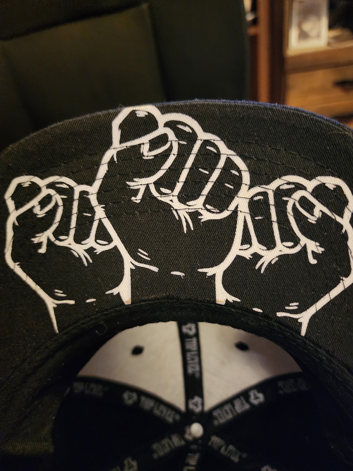 Top Level All black everything snap back cap for … - image 4