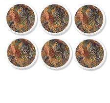 Boho Botanical Cabinet Knobs Modern Organic Drawer Pulls Earthy Abstract