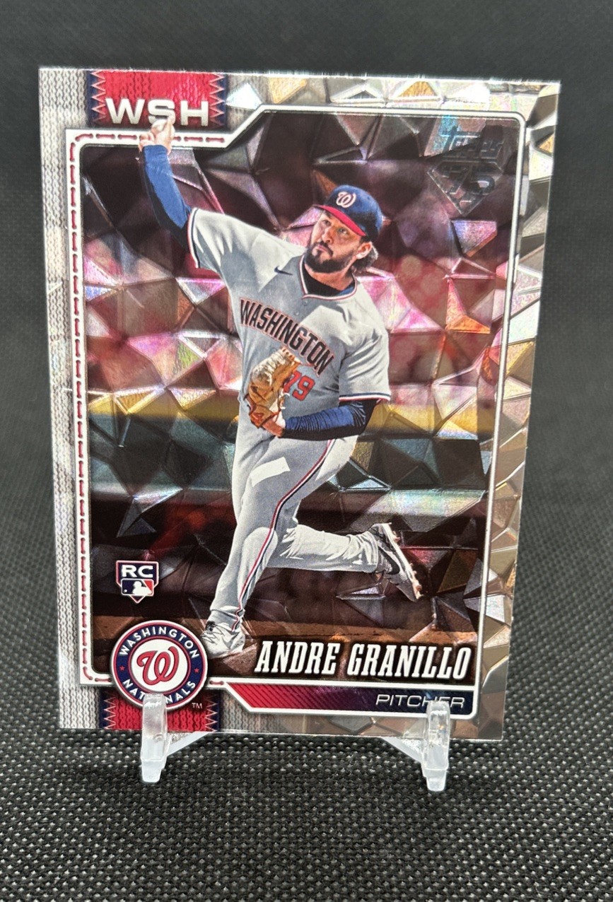 2026 Topps Series 2 - Andre Granillo Rookie (RC) Diamante Foil #674 Nationals