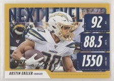 2020 Score Next Level Stats Gold Austin Ekeler #NLS-AE 03rx