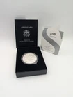 2007-W AMERICAN EAGLE 1-OZ .999 SILVER UNCIRCULATED COIN COA & OGP