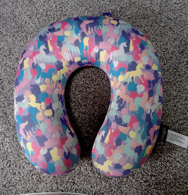 SMIGGLE Einhorn Design Schaumstoff Reisekissen/Nackenstütze (vollständige Beschreibung unten