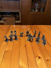 Grey And Blue Civil War Mini Figure Solider Lot Of 14 