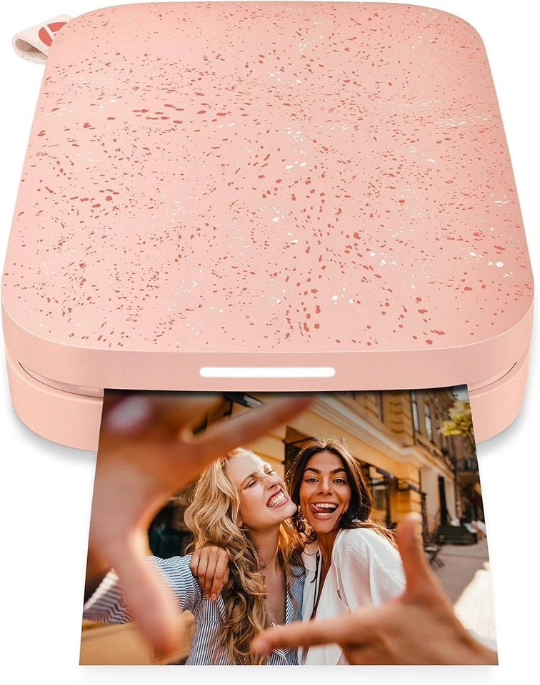 HP Sprocket Portable 2x3 inch Instant Colour Photo Printer (Blush Pink) Starter - Image 2 of 4