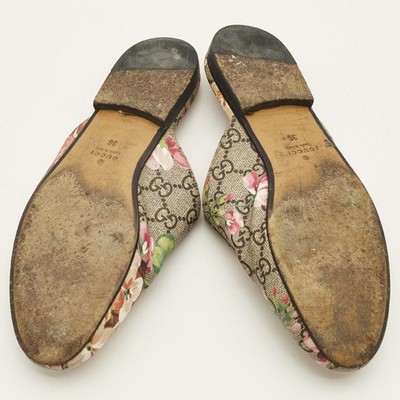Gucci Princetown Size 36 Multicolor GG Supreme Canvas Mules | eBay