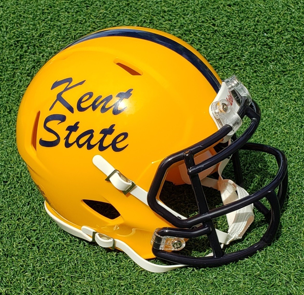 KENT STATE GOLDEN FLASHES SCRIPT FOOTBALL MINI HELMET