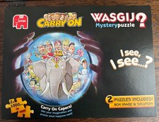 Wasgij Mystery Puzzle Carry On Capers! 2-Pack 1000-Piece Jigsaws
