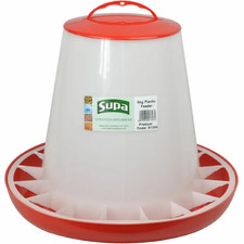 SUPA POULTRY & AVIARY BIRD FEEDER 1kg, 3kg, 6kg : Chicken Feed Feeding Station
