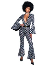 Disco Fever Women Playboy Costume