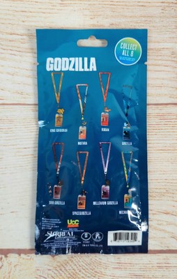 GODZILLA Lanyard with Charm and Card Mystery Blind Bag 2022 Sealed