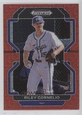 2022 Panini Prizm Draft Picks Red Mojo Prizm Riley Cornelio #PDP201 0u66