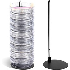 Tumbler Lid Organizer Vertical Storage Rack for Cup Lids Holds up to 15 Lids