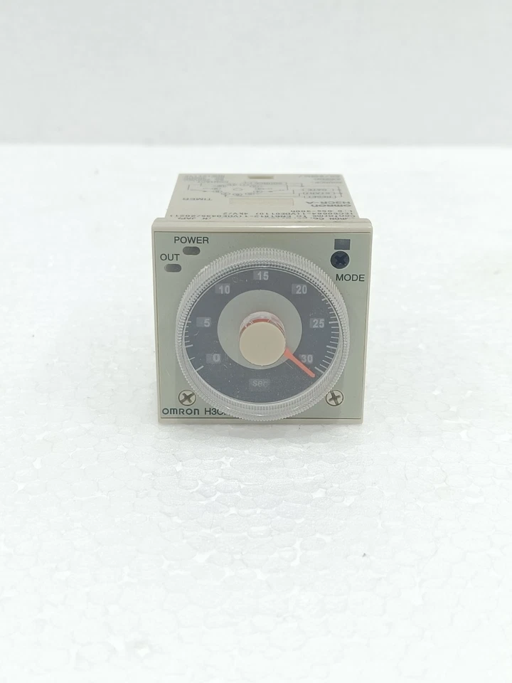 OMRON H3CR-A PANEL MOUNT TIMER 24V AC/DC SOLID STATE RELAY NOS 250V INDUSTRIAL - Image 3 of 4
