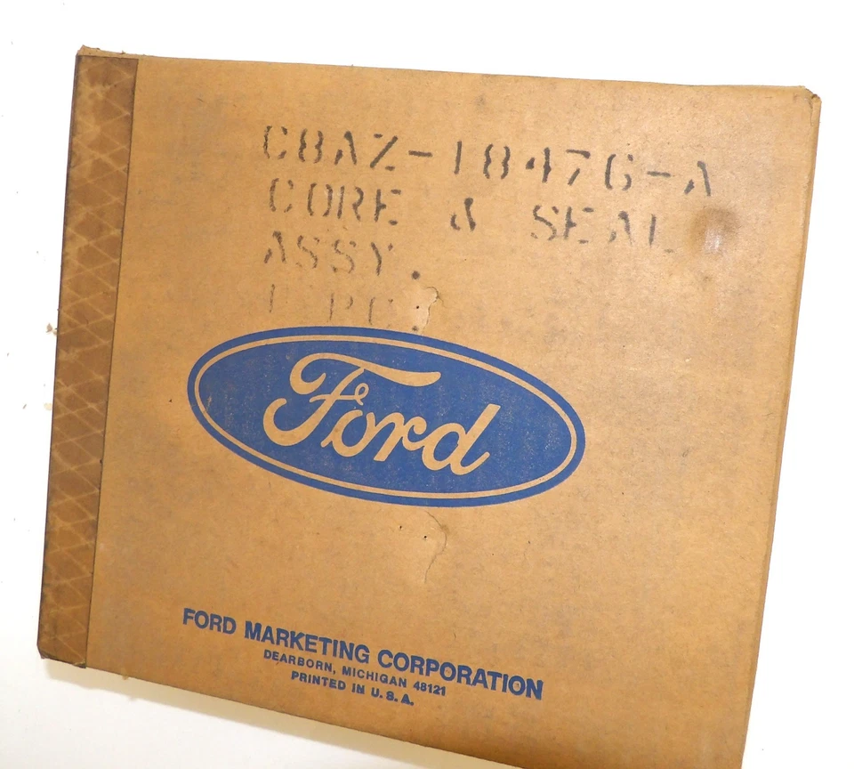 1968 Custom Galaxie 500 XL LTD Monterey Marquis Brougham NOS HEATER CORE & SEAL - Image 2 of 3