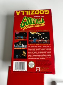 Godzilla: Monster of Monsters! (Nintendo NES, 1991 PAL A) Toho Manual Included