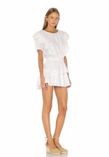 LoveShackFancy Natasha White Dress Small