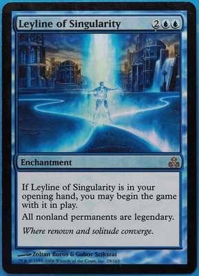 Leyline of Singularity FOIL Guildpact HEAVILY PLD Rare CARD (498752) ABUGames