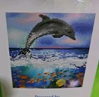 DIAMOND ART BY LEISURE ARTS Dolphin,Contains 27 Dazzling Gem Colors — photo 2