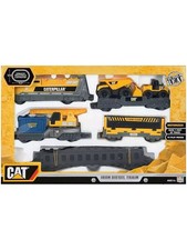 Toy State Caterpillar Construction Iron Diesel Train Set