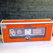 Lionel O Gauge University of Oklahoma Box Car Analog Opening Doors 6-39289