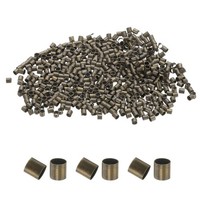 RöHren-Quetschperlen, 2X2Mm, 500 Stk., FüR Ohrringe/Halsketten, Bronze