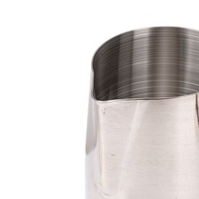 Wood Handle Stainless Steel Milk Frother Cup For Heating Milk Art