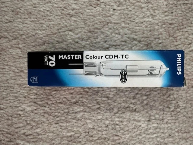 2 Pin Bulb Philips MASTER Colour CDM-TC 70w/830 G8.5 Metal Halide Free P&P - Image 2 of 3