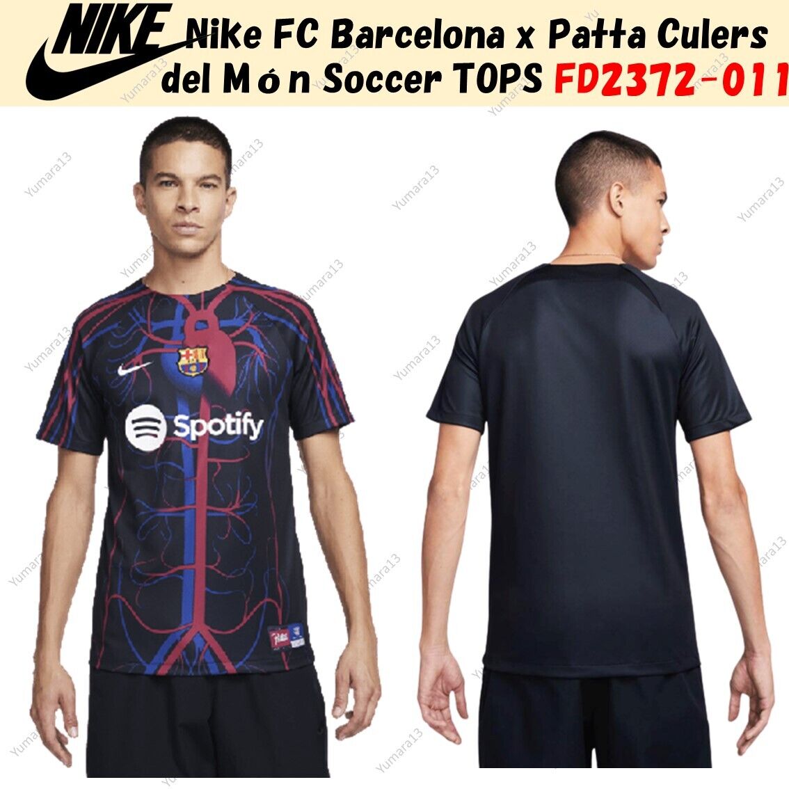 Haut de football Nike FC Barcelone x Patta Culers del Món FD2372-011 taille  S-XX