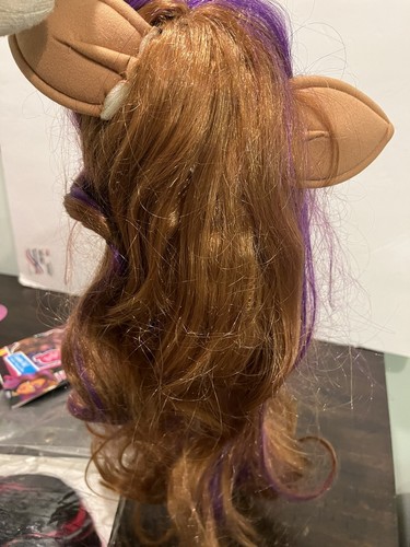 Monster High Draculura Clawdeen Wolf Costume Wig Lot 2 - Picture 8 of 9